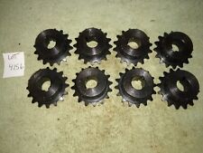 Lot 8 Vintage Small Industrial Roller Sprockets Steampunk Machine Gear Cog Wheel picture
