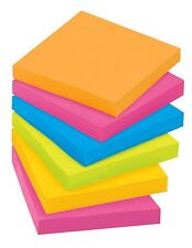 Post-it Super Sticky Notes, 3 in x 3 in, Assorted Bright Colors 90 Sheets/Pad picture