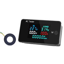 AC Dual Voltage Digital Tester 0-500V Voltmeter 0-100A Ammeter Professional L0W2 picture