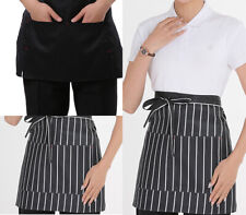 Unisex Waitress Waiter Server Waist Apron w/Pockets Cooking Kitchen Maid Runner picture