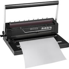 Manual Spiral Coil Binding Machine 34 Holes Puncher Documents Office 120 Sheets picture