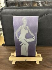 Vintage Printing Press Metal Plate Lady swimsuit Burlesque Early picture