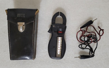 Vintage Amprobe RS-3 Analog Clamp Meter with Genuine Leather Case picture