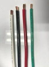 100' EA THHN THWN 6 AWG GAUGE BLACK WHITE RED COPPER WIRE + 100 8 AWG GREEN picture