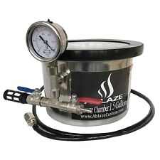 1.5 Gallon Gal Tempered Glass Lid Vacuum Chamber Stainless Steel Degassing Ureth picture