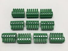 Phoenix Contact Phoenix Connector 6 Pin 3.81mm PCB Terminal Block Lot of 10 picture