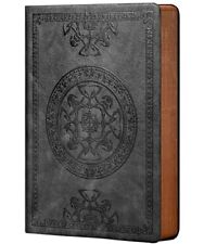 CAGIE Leather Vintage Journal Men Soft Cover 256 Lined Pages Notebook 180 Lay... picture