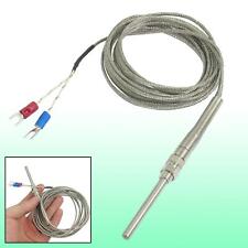 9.8ft K Type 50x5mm 500C Probe Thermocouple Temperature Sensor Cable 3 Meters picture