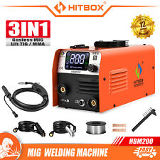 HITBOX 110V 3IN1 Portable MIG Welder ARC LIFT TIG MIG Gasless Welding Machine picture