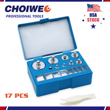 17 Pcs Precision Weight Set,10mg-100g Precision Steel Calibration Weight Kit Set picture