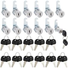 12 Pack Cam Lock 1-1/8” Cabinet Toolbox Safe Drawer RV Lock Camper Replacement picture
