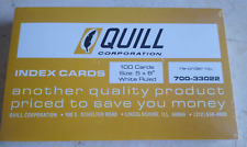 3 NEW/SEALED VINTAGE QUILL 5 x 8