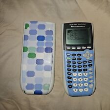 Texas Instruments TI-84 Plus Graphing Calculator Silver Edition Blue picture