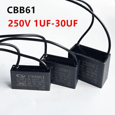 CBB61 250V  Capacitor 2 wires 1/2/3/3.5/4/5/6/7/8/9/10/12/15/18/20/24/25/30 UF picture