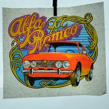 Authentic VINTAGE Alpha Romeo Transfer Iron On picture