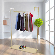 Gold Vintage Clothes Display Stand Clothes Garment Racks Saving Space Iron picture