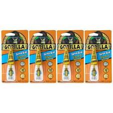 Gorilla Super Glue Brush And Nozzle Dual Option 10 Sec Setting 10g Clear, 4-Pack picture