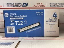 GE 2 Lamp Electronic Ballast Residential Grade T12 - 3 or 4 Foot - Case of 4 picture