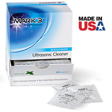 Dental ULTRASONIC CLEANER Enzymatic TABLETS Box of 64 Tablets EXP 2024 MARK3 picture