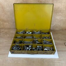 Vintage KAR Products Metal Parts Drawer Organizer Storage Tray Bin ALL CONTENTS picture