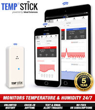 Temp Stick WiFi Temperature & Humidity Sensor 24/7 Monitoring & Alerts (White) picture