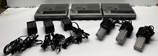 *Lot of 3* VINTAGE Sanyo TRC-5300 Memo-Scriber w/Microphones & Power Cords picture