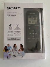 Sony ICD-PX370 Mono Digital Voice Recorder Built-In USB, 4 GB Memory +NEW +NICE picture
