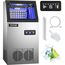 VEVOR 25KG/24H Commercial Ice Maker Built-in Ice Cube Machine 4*8 Ice Tray 230W picture
