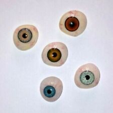 Vintage Human Prosthetic Eye ~ Antique Artificial Mix Eye Set Of 5 Pcs picture