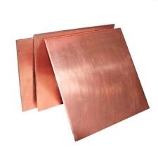 US Stock 1mm x 100mm x 100mm 99.9% Pure Copper Cu Metal Sheet Plate picture