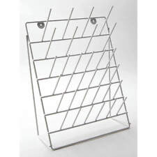DYNALON 559165-0005 Drying Rack,Steel,White,Angled,32 Pegs 401R39 DYNALON 559165 picture