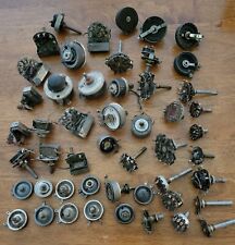  50 Vintage Rotary Wafer Switches, Wire Reostats, & misc. 1920's - 1940's picture