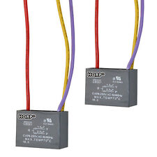 2-Pack HQRP CBB61 Capacitor for Hampton Bay Ceiling Fan 1.5uf+2.5uf 3-Wire picture