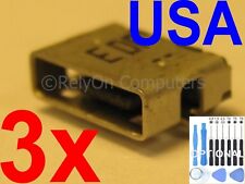 3x OEM Type Micro USB Charging Port Charger For Dell Venue 8 Pro T01D001 5830  picture