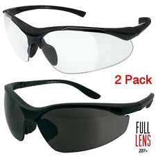 2 PACK LOT Full Magnifying Lens Sunglasses Safety Reader Reading Glasses Z87+ picture