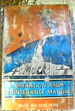 Vintage Mack Operation & Maintenance Manual Trucks Diesel Engine Ts-442-IOM 862 picture