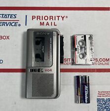 Nr MINT Sony M-570V Microcassette-Corder Voice Recorder - SAME DAY - WARRANTY picture