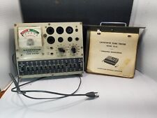 Lafayette TE-50 Vacuum Tube Tester Meter W/ Chart  Untested picture