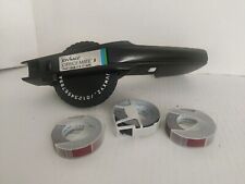 Vintage Dymo Office Mate II Hand-Held Embossing Label Maker 1540 3/8 & 1/2 Tape picture