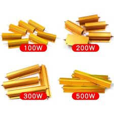5W/10W/25W/50W/100W/200W/300W/500W Golden Aluminium Load Resistor Wirewound 5% picture