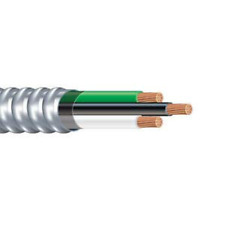 6/2 Metal Clad (MC) Cable with Ground, Aluminum Armored, Stranded Copper Conduct picture