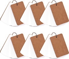 300 Pcs White Blank Customizable Index Flash Study Note Card Pad Kraft Paper wit picture
