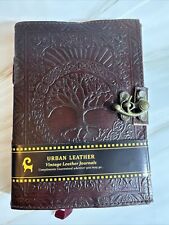 Large leather journal, vintage leather journal, tree of life journal, books picture