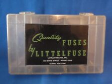 VINTAGE LITTELFUSE PLASTIC STORAGE CONTAINER FROM THE 1960'S --ONE OWNER picture