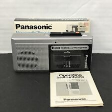 Vintage Panasonic RN-107A Two Speed Micro Cassette Recorder Original Box TESTED picture