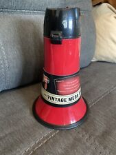 Vintage Megaphone Microphone 9in. Fire Red picture