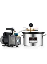 Orion Motor Tech 1.5 Gallon Vacuum Chamber and Pump, Epoxy Resin Degassing Kit picture