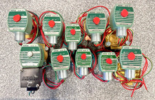 ASCO RED HAT II ASSORTED 2 WAY SOLENOID VALVES (LOT OF 10) picture