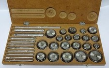 Valve Seat & Face Cutter Set Of 21PCs Carbon Steel With Wooden Box picture