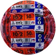 Southwire 28829022 50' 10/2 with ground Romex brand SIMpull residential indoor e picture